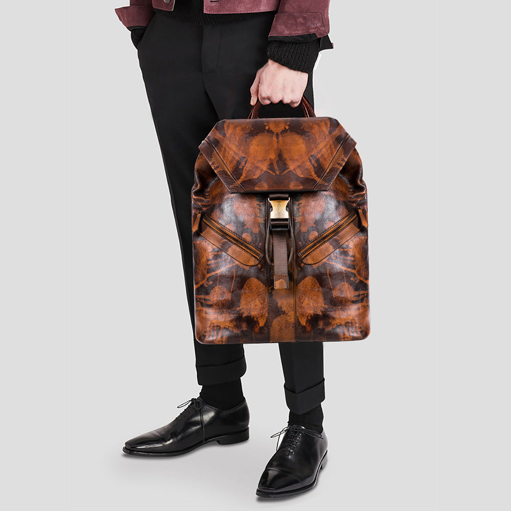 Reise-Rucksack aus Rindsleder – Bild 5 | LuxeStyle