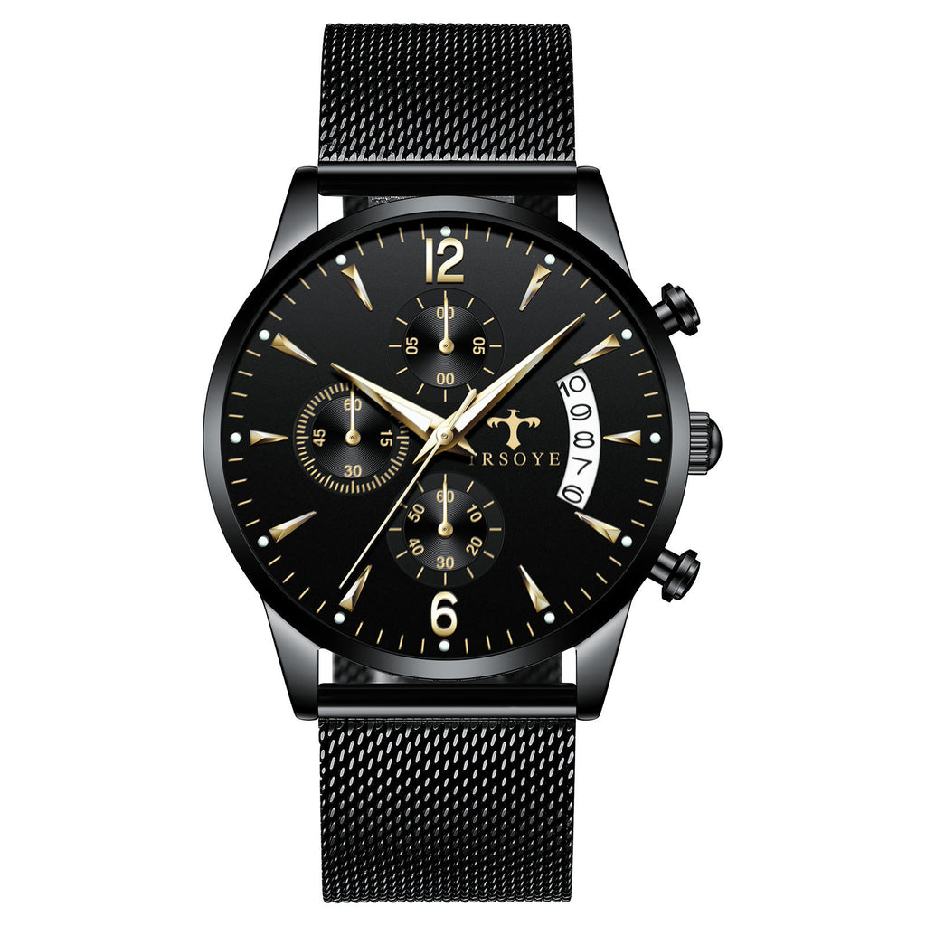 Männer Multifunktions-Lumineszenz-Wasserdichte Quarz-Uhr – Bild 10 | LuxeStyle