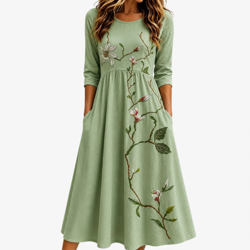 Elegantes Freizeitkleid mit A-Linie