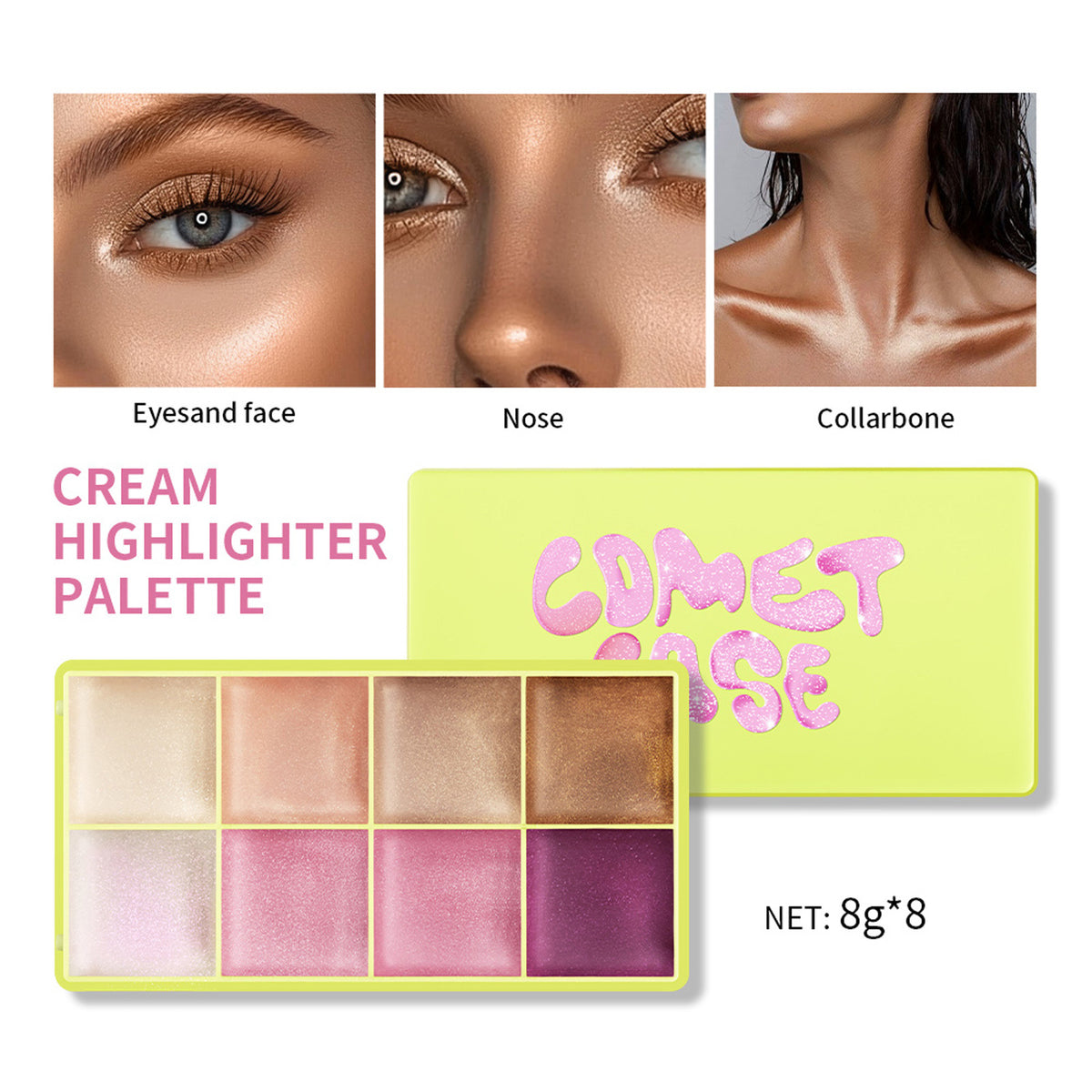 8-Farben Highlighting Puder für Ausstrahlung – Bild 5 | LuxeStyle