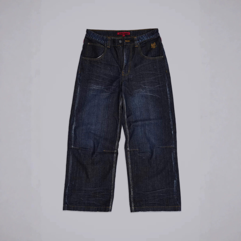 Vintage Patchwork Jeans für Herren