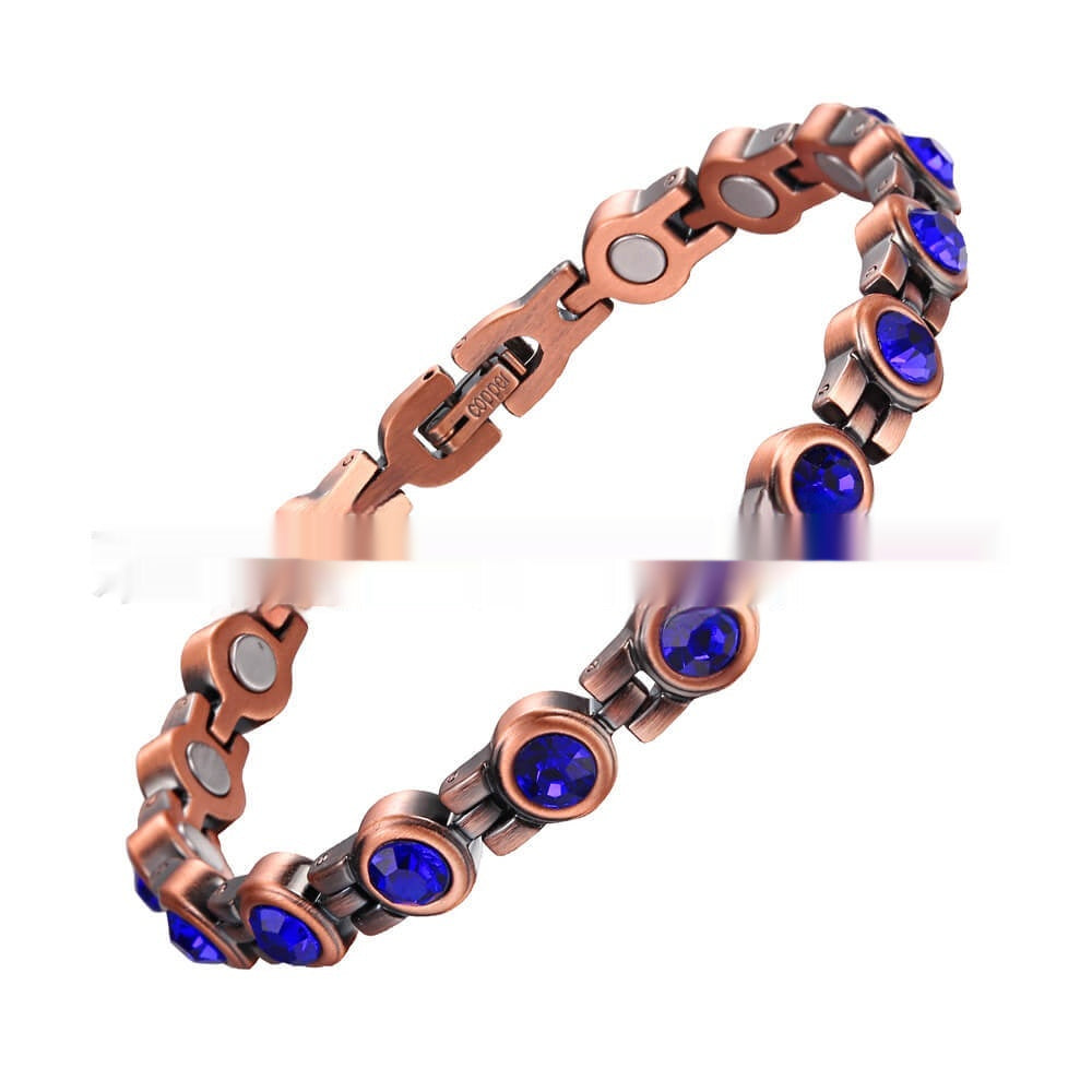 Magnetisches Kupferarmband mit Zirkonia – Bild 4 | LuxeStyle