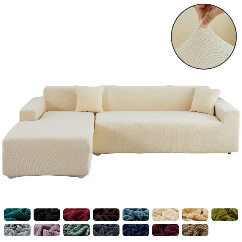 Elastischer Schonbezug für modulare Sofas