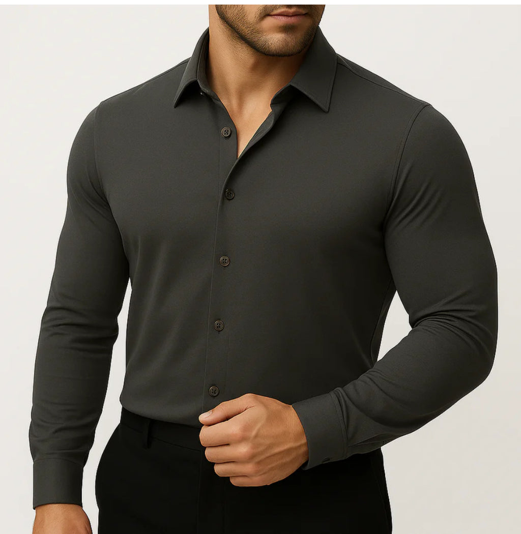 Stretch-Button-Hemden – Bild 5 | LuxeStyle