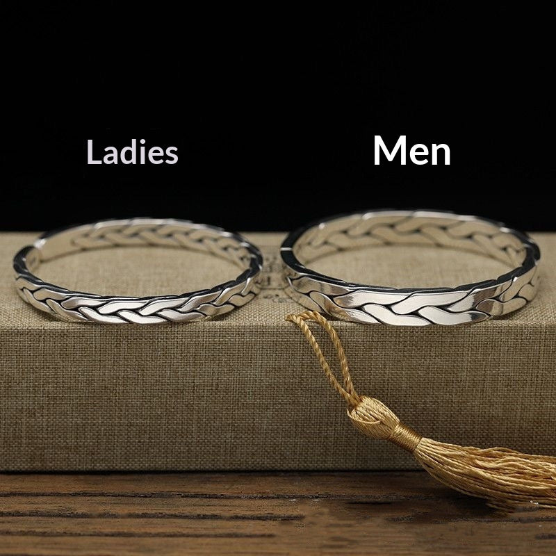 Geflochtenes Doppelstrang-Armband für Paare