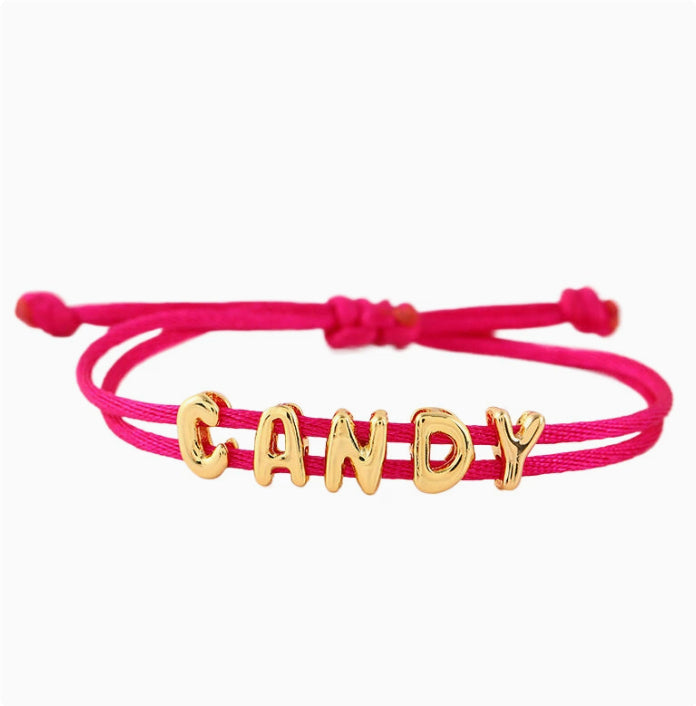 Buntes Buchstaben-Armband – Bild 6 | LuxeStyle