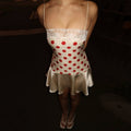 Polka-Dot Patchwork Minikleid – Bild 1 | LuxeStyle