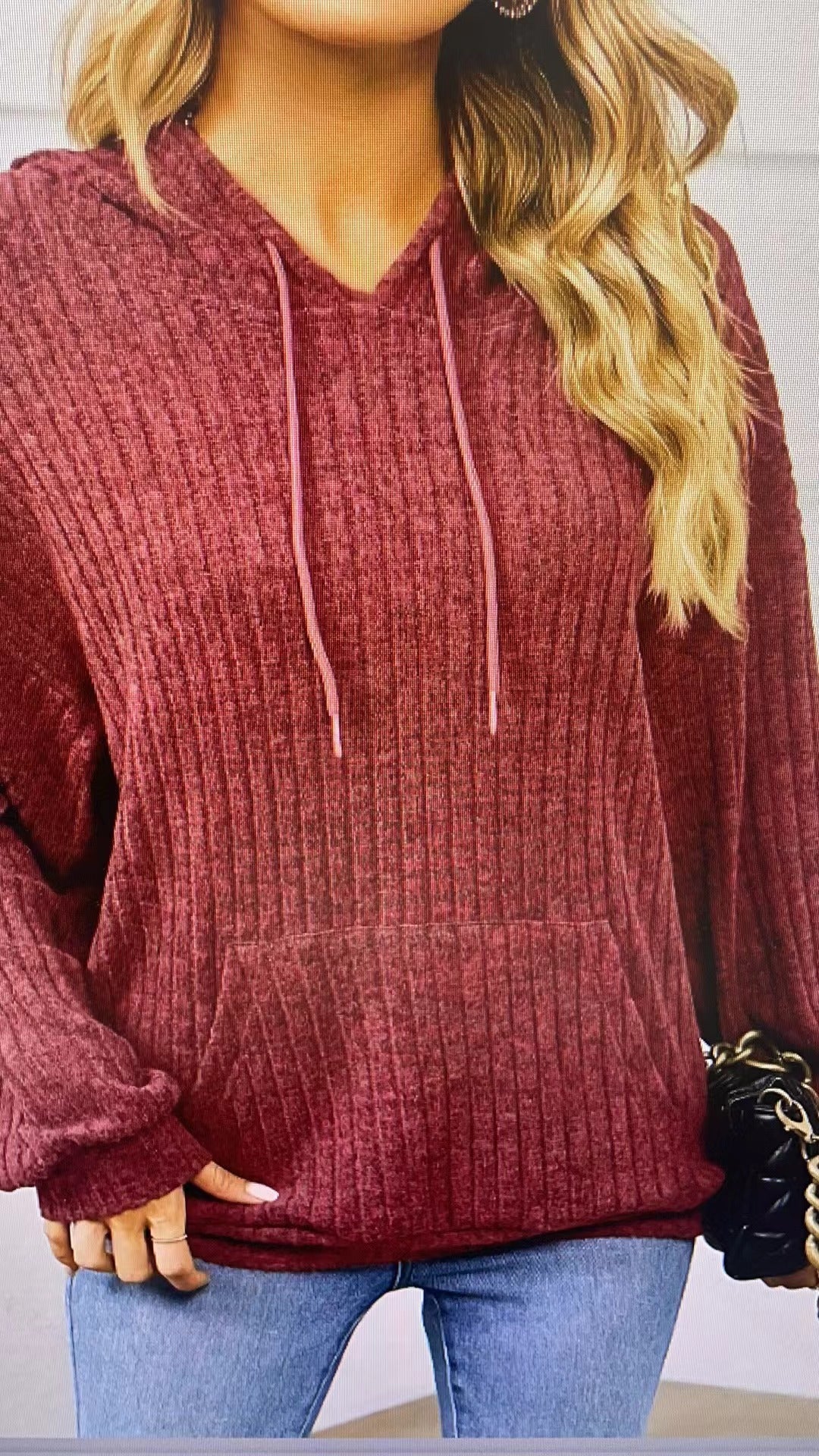 Langarm Hoodie für Damen