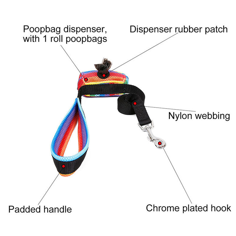 Regenbogen Brustgeschirr für Haustiere – Bild 10 | LuxeStyle