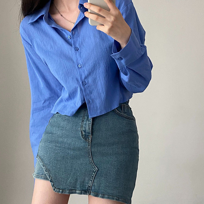 Kurzes, sonnenbeständiges Damen-Shirt – Bild 3 | LuxeStyle