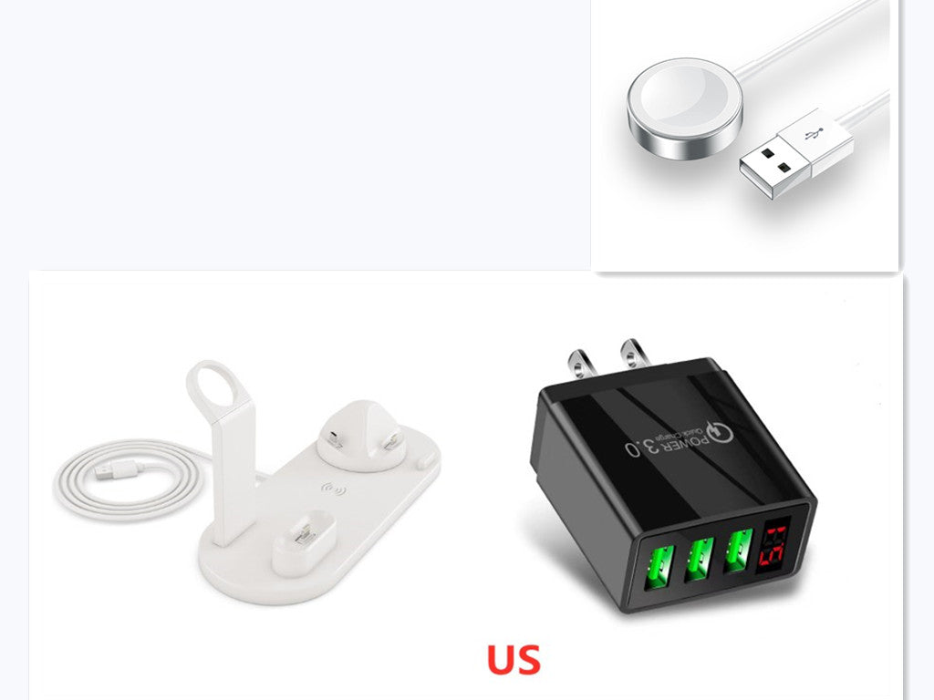4-in-1 Wireless Ladestation mit Schnellladefunktion