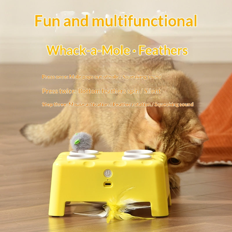 3-in-1 Käsehaus Smart Katzenspielzeug