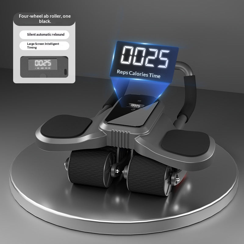 Bauchtrainer mit Digitalanzeige & Rückprall