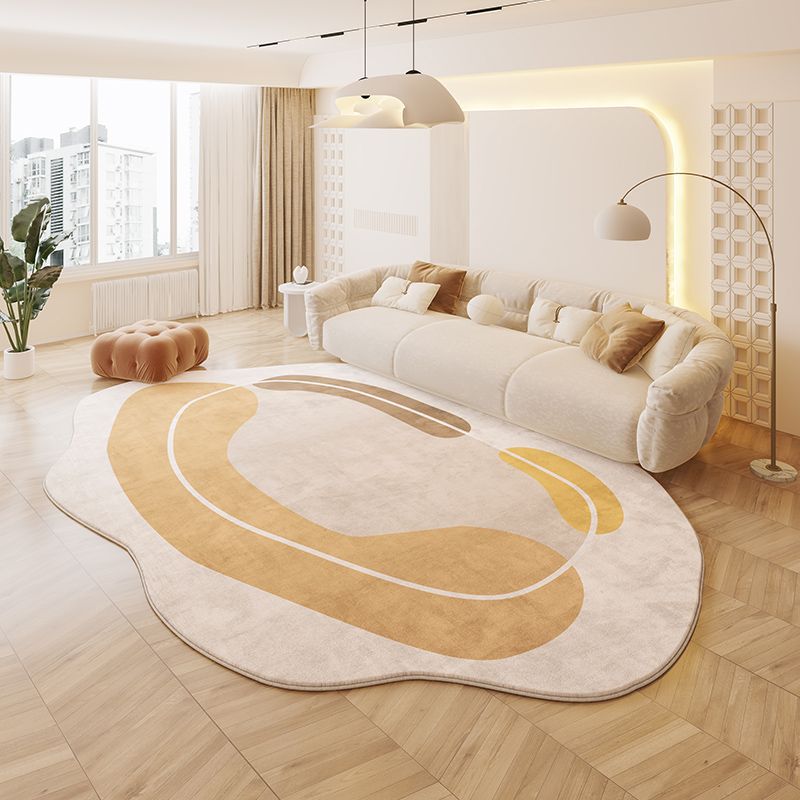 Geometrisches Creme‑Rug aus Polyester – Bild 11 | LuxeStyle