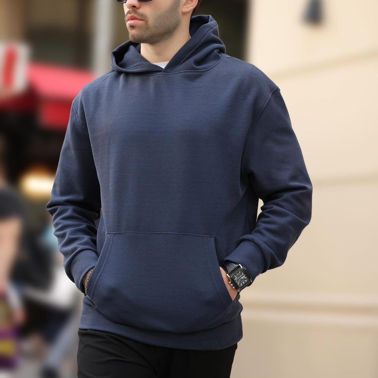 Herren Casual Langarm Hoodie