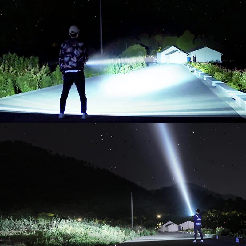 Superhelle LED-Taschenlampe mit Fokus
