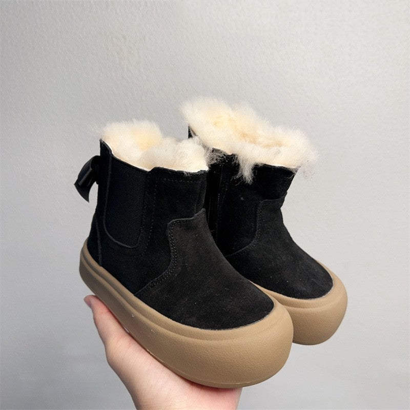 Kinder Winterstiefel mit Fell