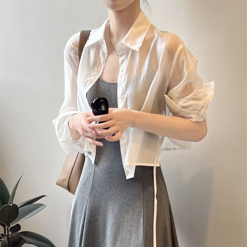 Kurzes, sonnenbeständiges Damen-Shirt | LuxeStyle