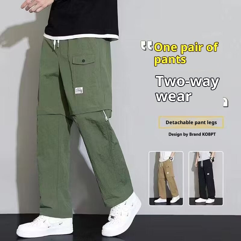 Herren-Cargo-Pants, 2-in-1