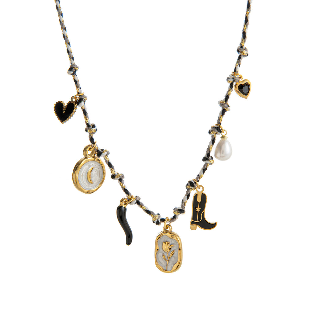 Farbveredeltes Edelstahl-Halsband
