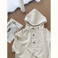 Weiblicher Unifarben Hoodie fuer Herbst/Winter
