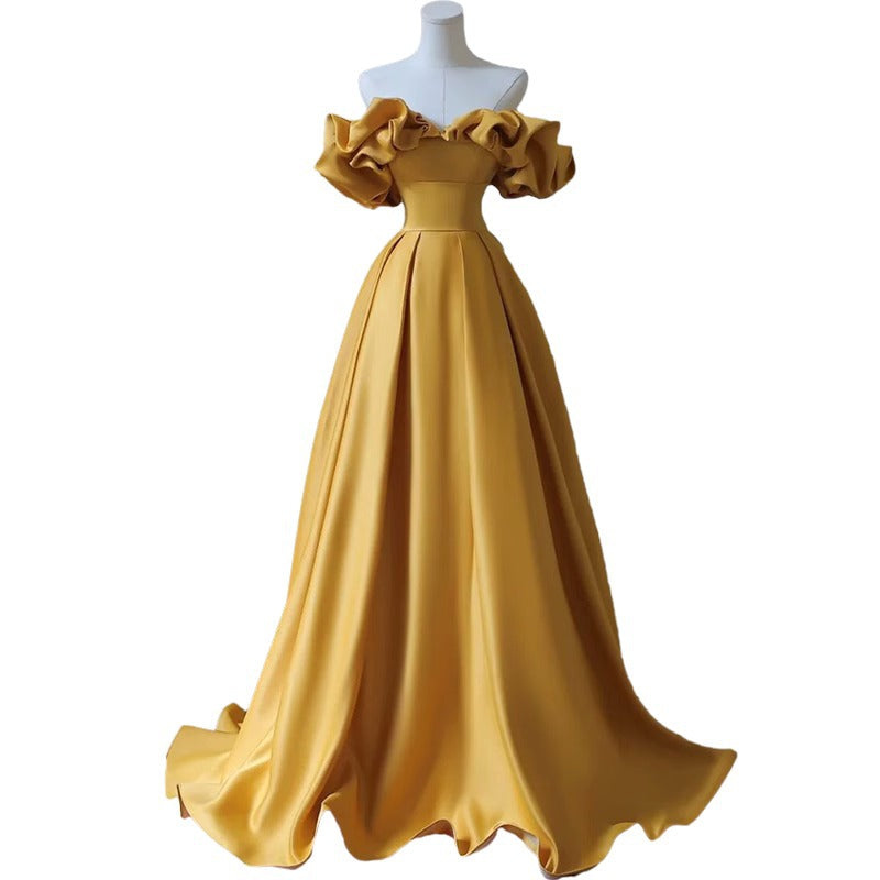 Abteilungsrock mit Off-Shoulder-Ausschnitt, Abendkleid – Bild 3 | LuxeStyle