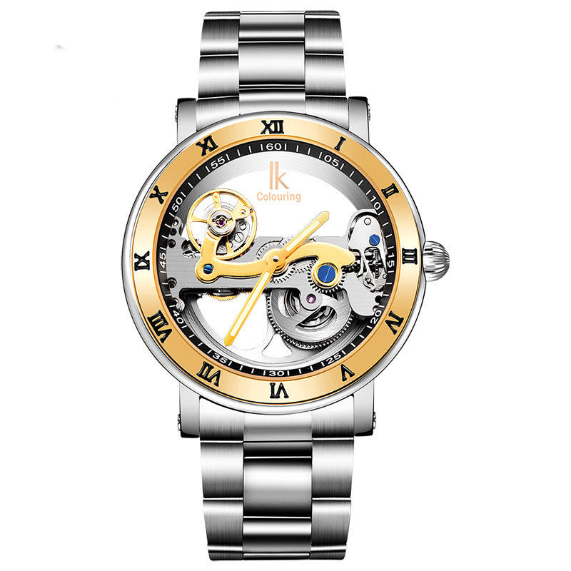 Automatische Uhr mit transparentem Uhrwerk – Bild 6 | LuxeStyle