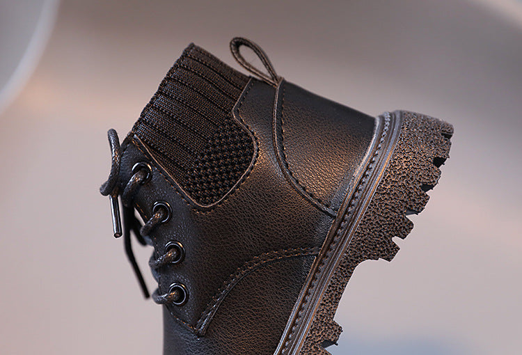 Kinder Martin Boots aus Mikrofaser-Leder – Bild 9 | LuxeStyle