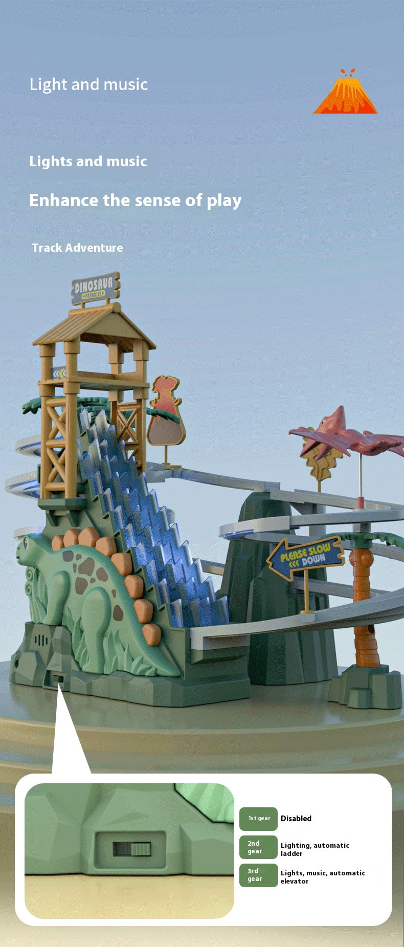 Dinosaurier-Rutschbahn mit Treppen-Abenteuer – Bild 3 | LuxeStyle
