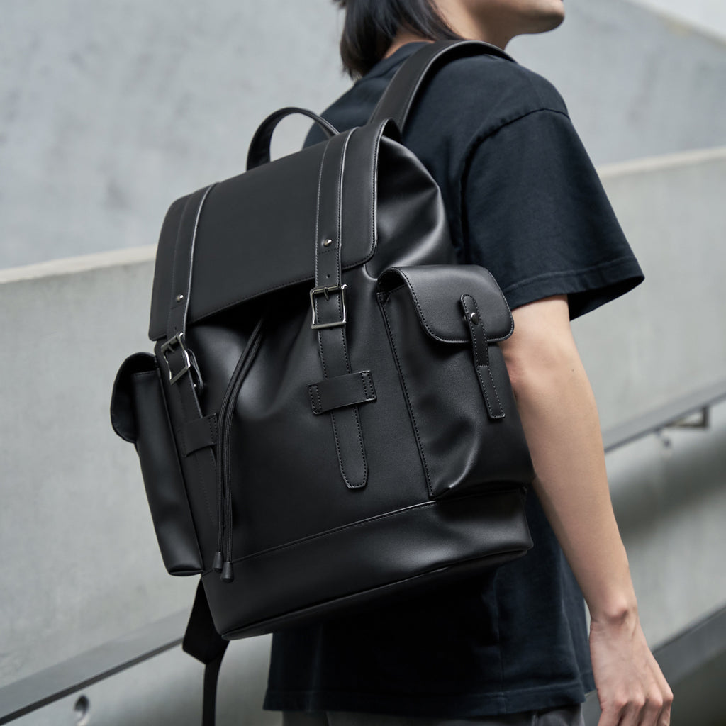 Leder-Rucksack grosse Kapazität Business | LuxeStyle
