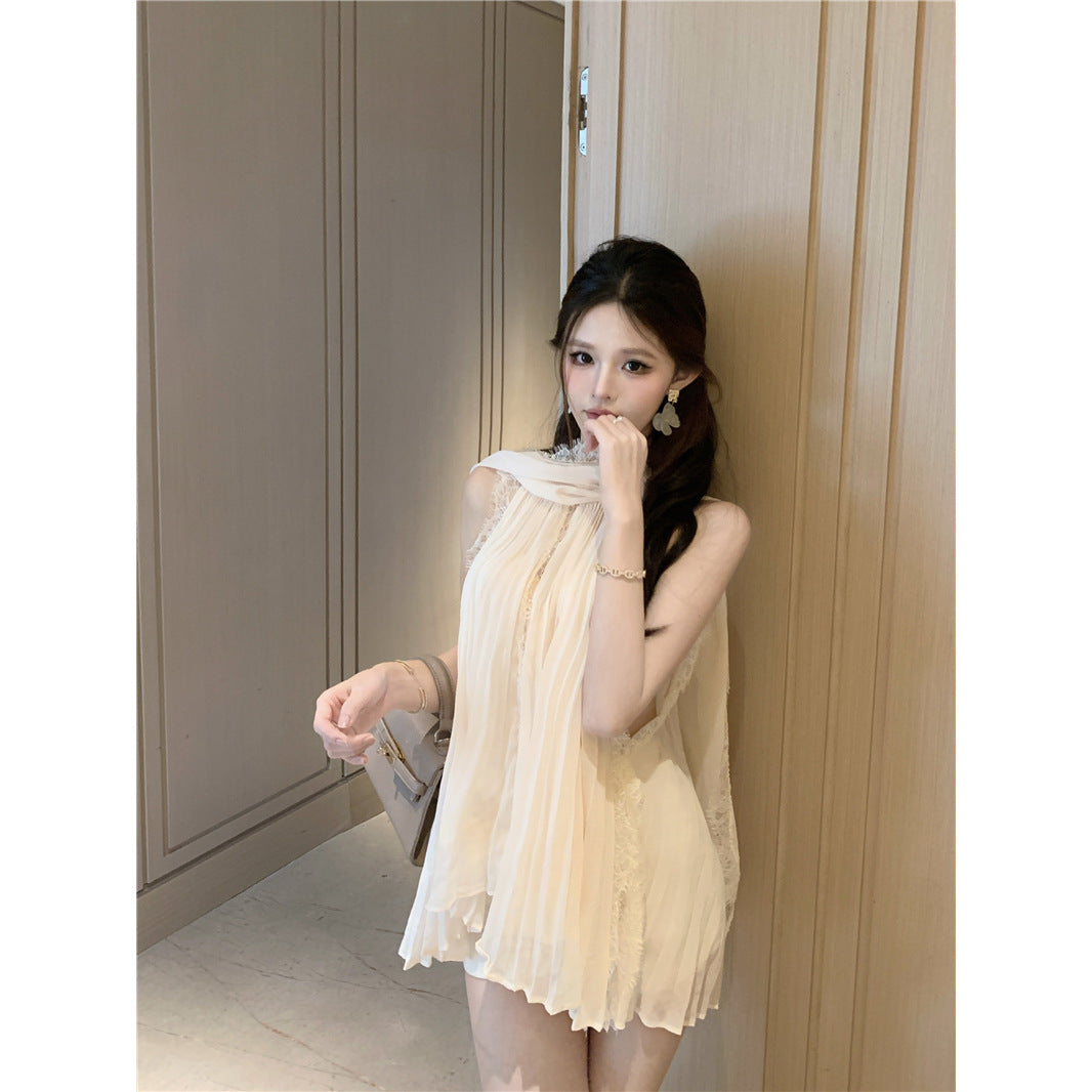Spitzen-Camisole mit Schnürung – Ansicht 7
