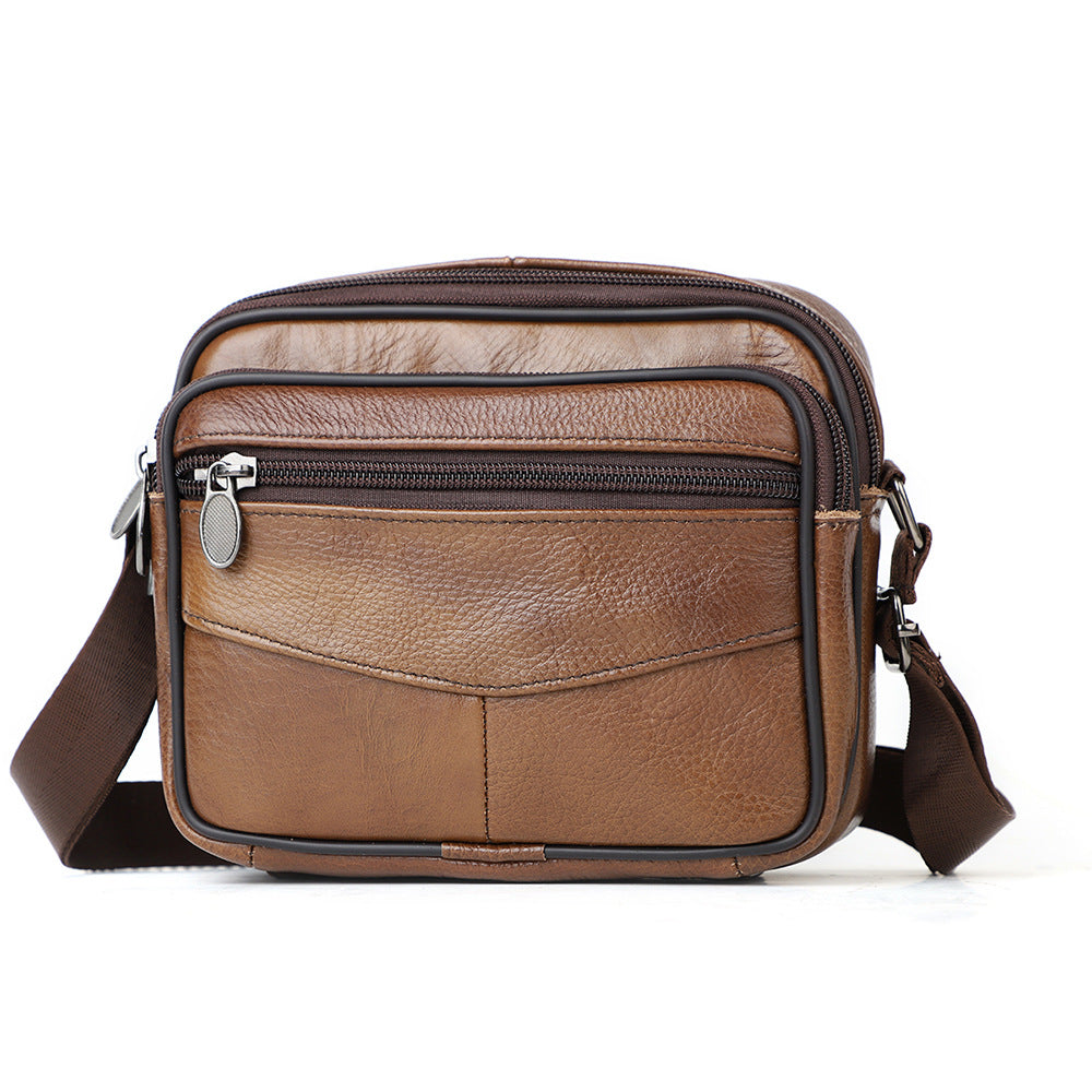 Herren Crossbody Tasche Vollnarbenleder – Bild 10 | LuxeStyle