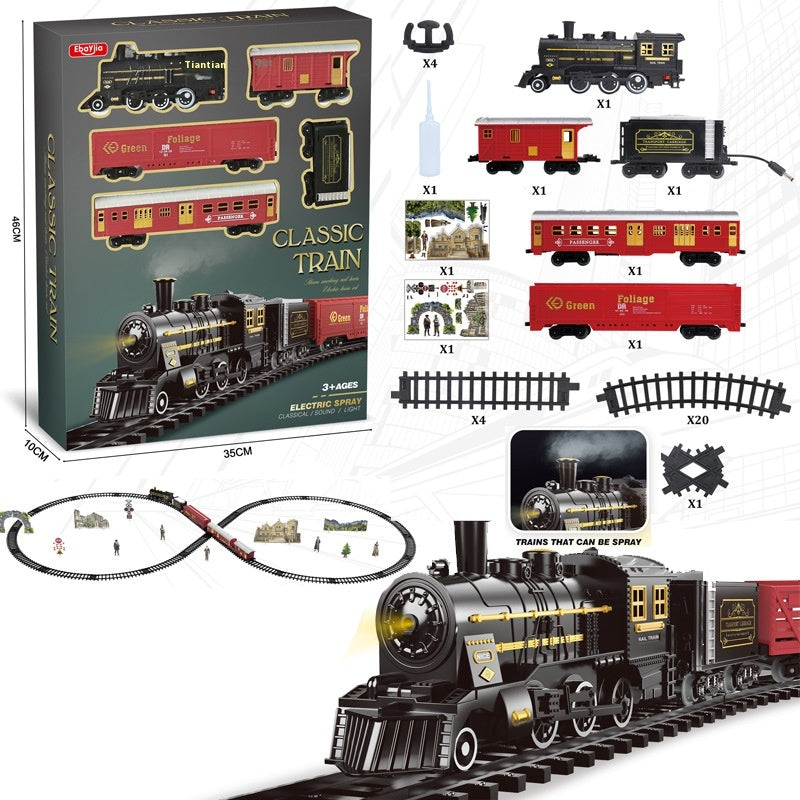 Elektrische Dampflokomotive für Kinder