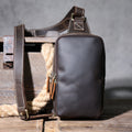 Brusttasche aus Vollnarbenleder