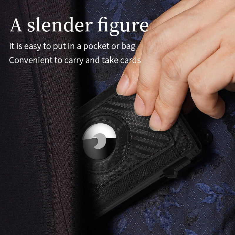 Slim Wallet mit RFID-Schutz und Kartenautomatik
