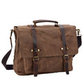 Crossbody-Tasche für Geschäftsreisen – dunkles Canvas | LuxeStyle