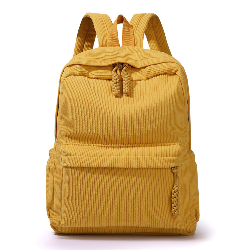 Vielseitiger Cord Rucksack für Alltag & Reise