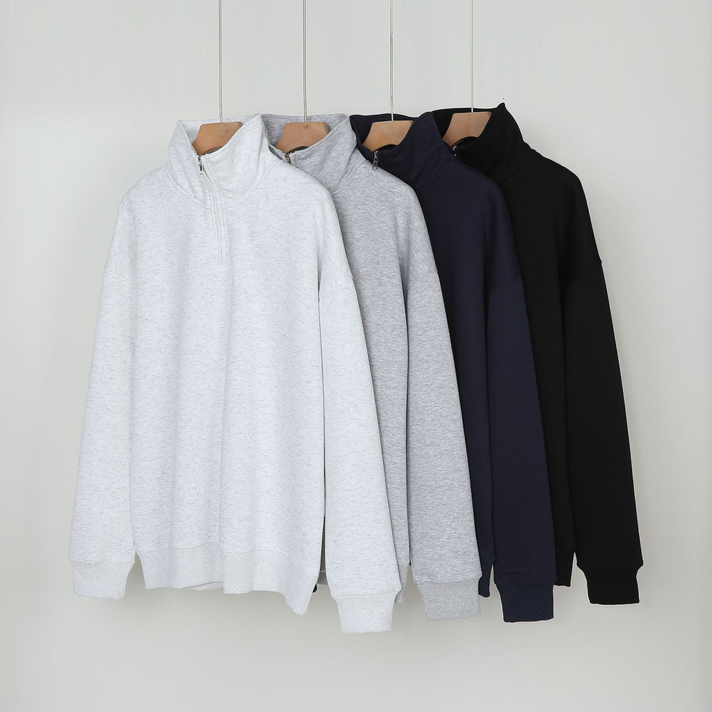 Premium Half-Zip Hoodie für Damen