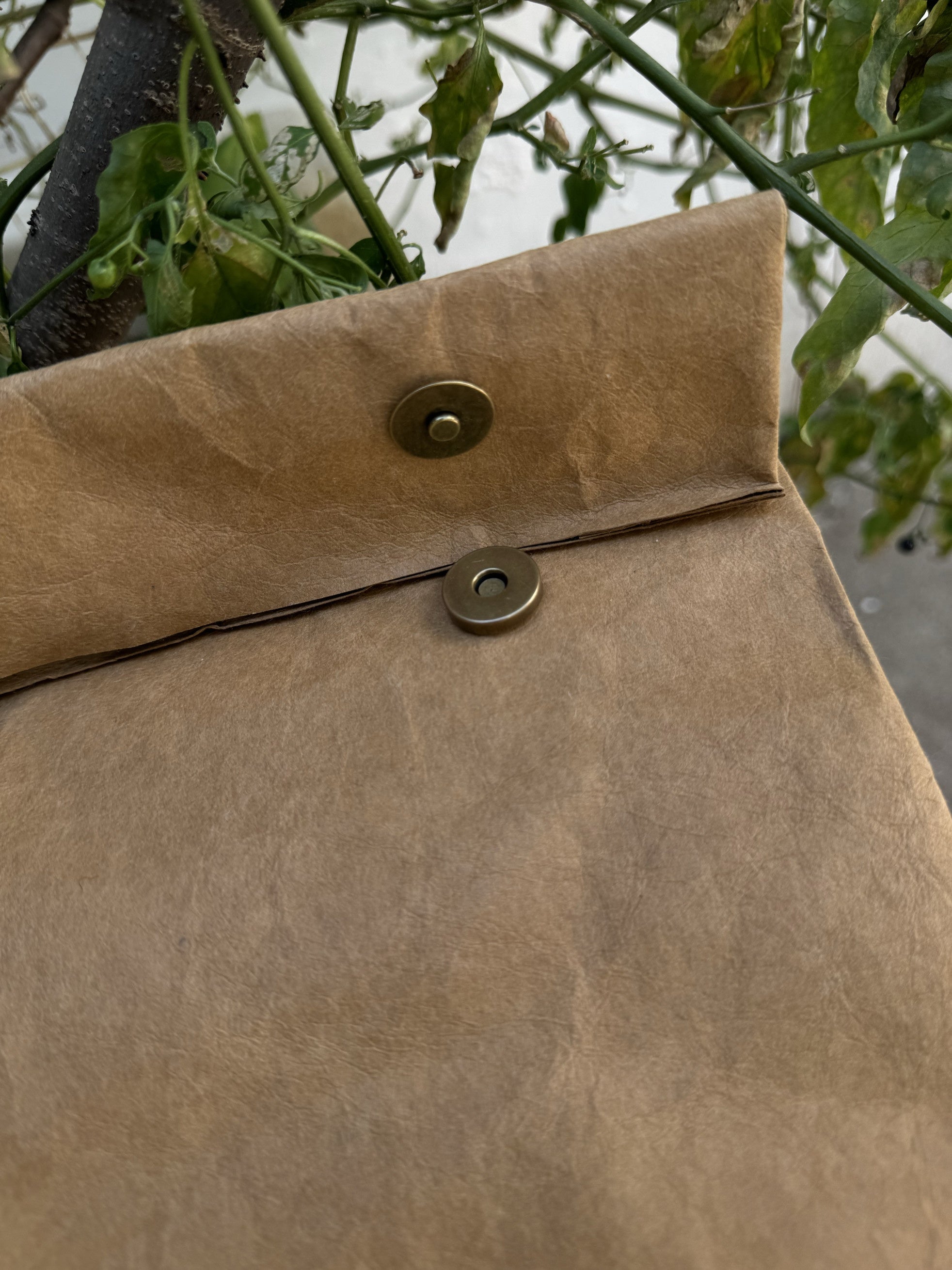 Wiederverwendbare Kraftpapier-Aufbewahrungstasche