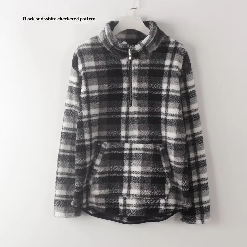 Gefütterter Coral Fleece Loungewear-Hoodie