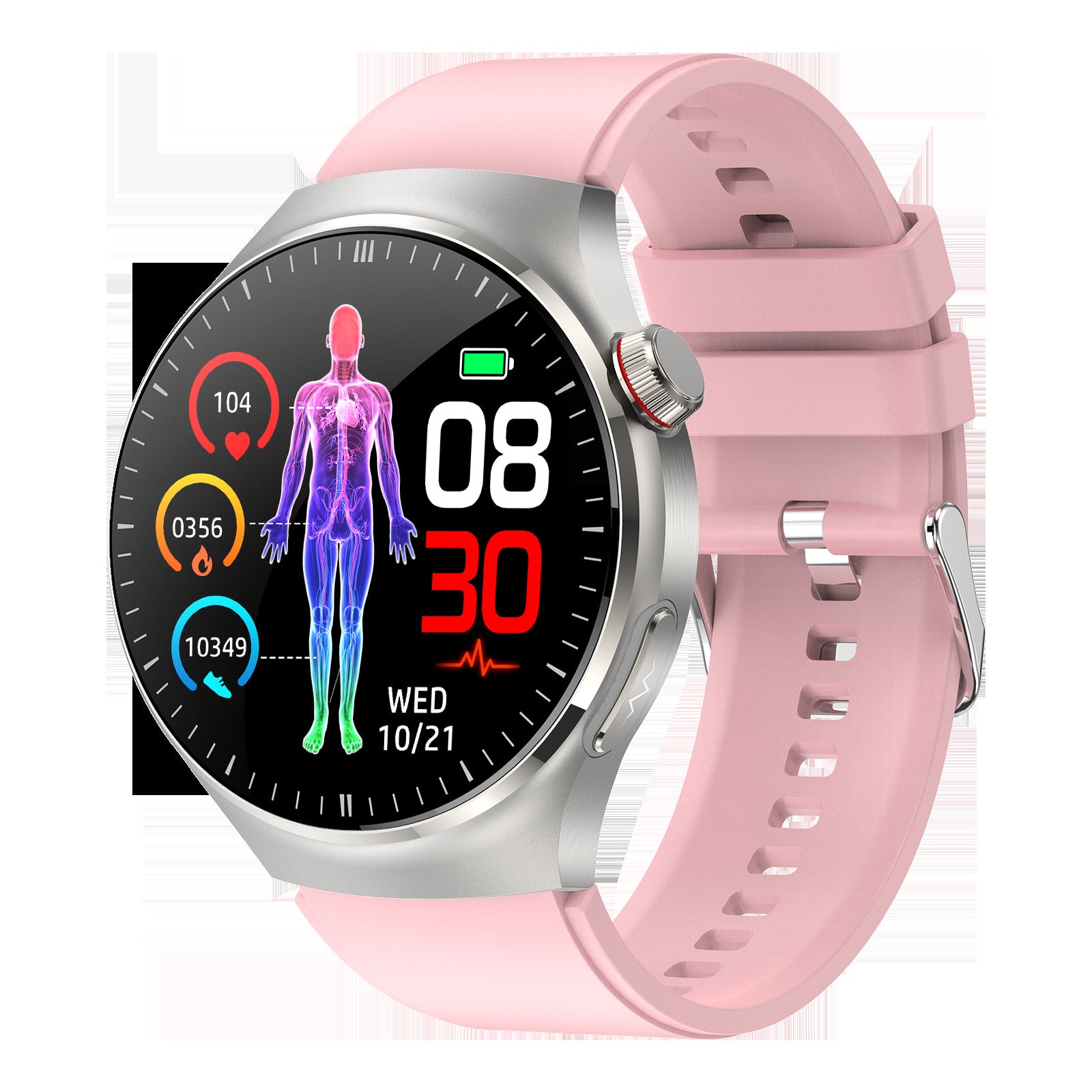 Gesundheits-Smartwatch mit EKG & Körperanalyse