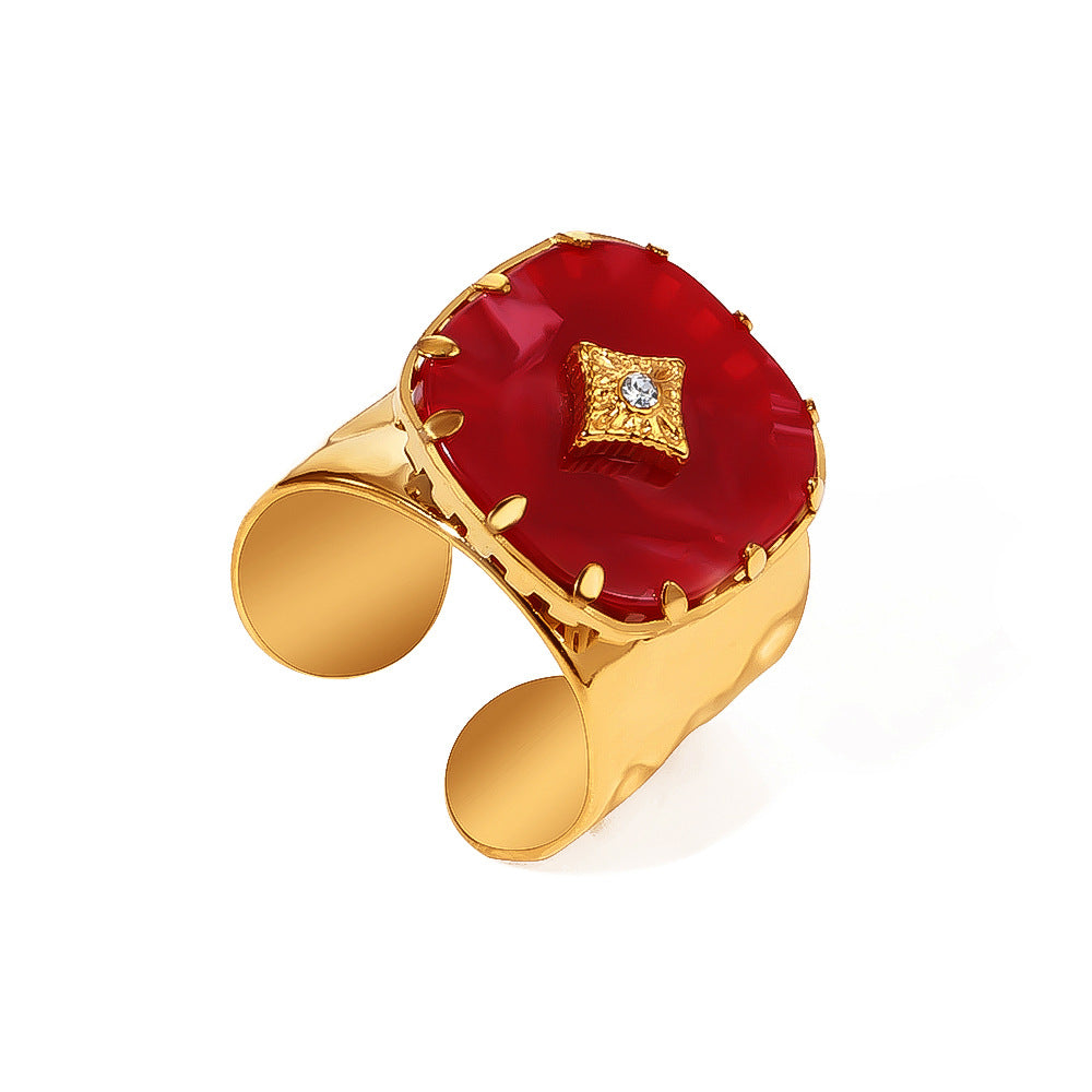 Gold-plattierte Ring