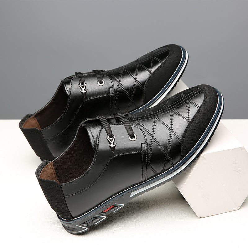 Leder Sneaker ohne Schnürsenkel | LuxeStyle