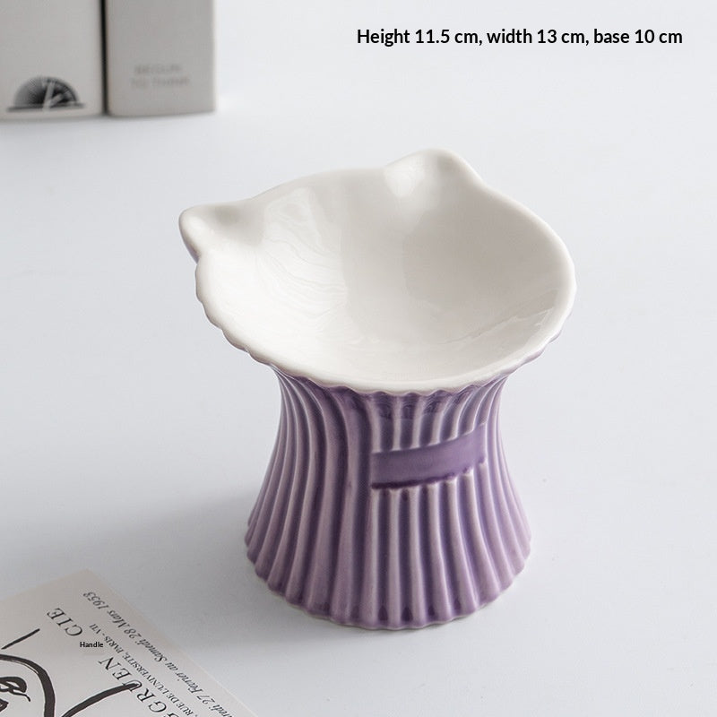 Erhöhte Keramikschüssel mit Katzenohr-Design – Bild 4 | LuxeStyle