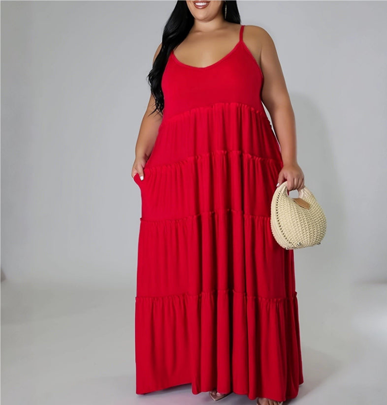 Elegantes trägerloses Maxikleid | LuxeStyle