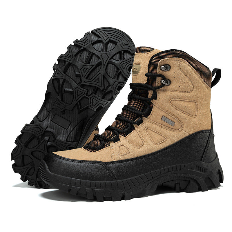 Taktische Mid-Cut-Stiefel mit Gummisohle | LuxeStyle