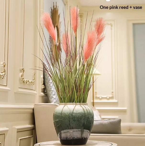 Keramikvase mit Kunstblumen und Dekoration – Bild 8 | LuxeStyle