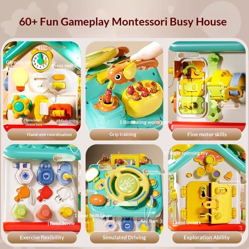 Montessori Spielhaus für frühe Lernphasen