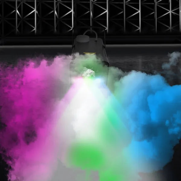 Nebelmaschine mit RGB-LED und Fernbedienung