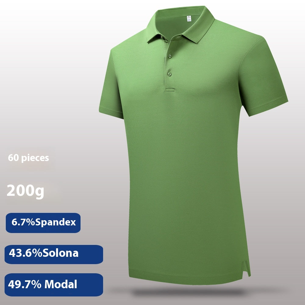 Lanjing Modal Poloshirt mit Revers – Bild 6 | LuxeStyle